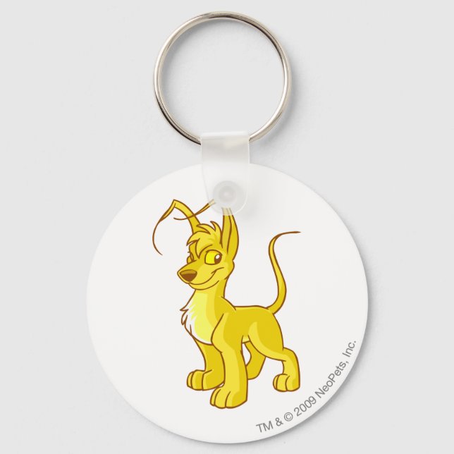 Gelert Gold Key Ring (Front)