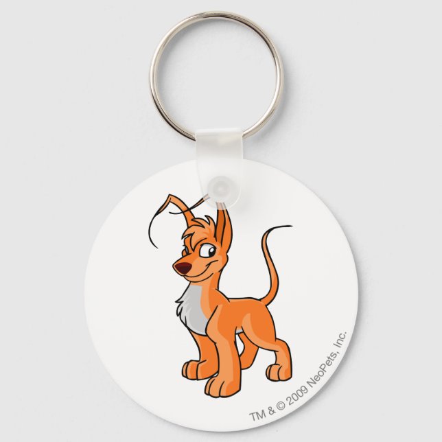 Gelert Orange Key Ring (Front)