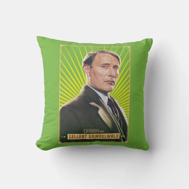 Gellert Grindelwald Character Graphic Cushion (Front)