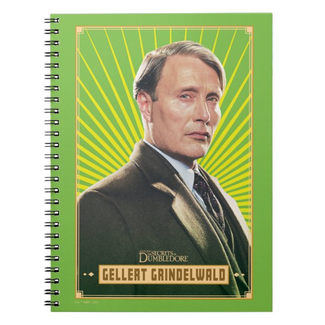 Gellert Grindelwald Character Graphic Notebook (Front)