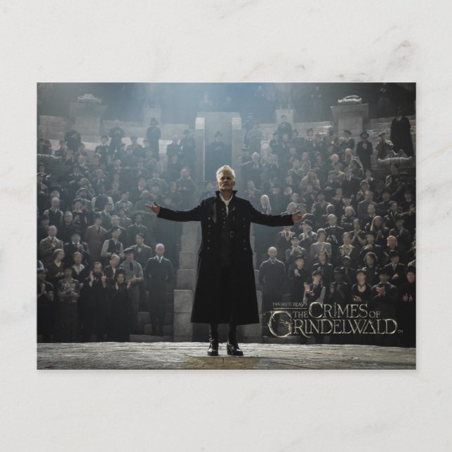 GELLERT GRINDELWALD™'s Speech Photo Postcard (Front)