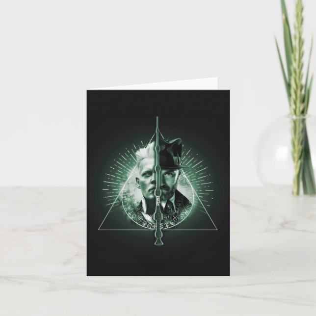 GELLERT GRINDELWALD™ Versus Dumbledore Card (Front)