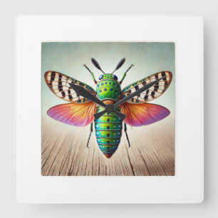Gelophaula 160724IREF227 - Watercolor Square Wall Clock