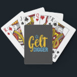 Gelt Digger Funny Hanukkah Gelt Coin Jewish Gift  Playing Cards<br><div class="desc">funny, hanukkah, jewish, jew, holiday, dreidel, menorah, birthday, gift, anniversary, </div>