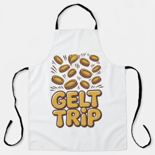 Gelt Trip Funny Hanukkah Jewish Jew Hebrew Culture Apron