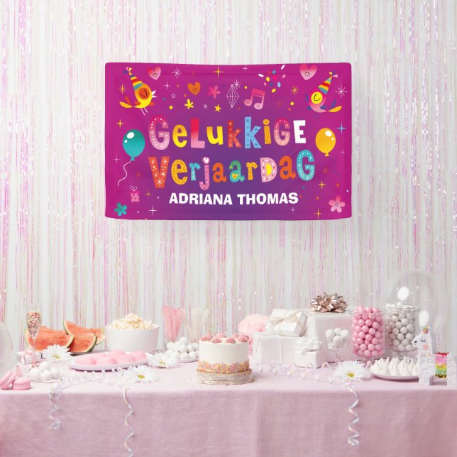 gelukkige verjaardag  banner (Party)