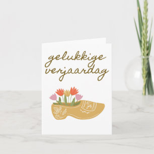 Gelukkige verjaardag, Dutch happy birthday Card