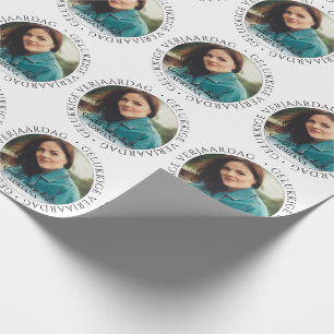 gelukkige verjaardag  wrapping paper