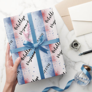 gelukkige verjaardag wrapping paper