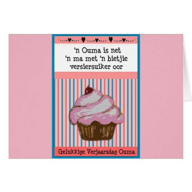 Gelukkige Verjaarsdag Ouma (Front Horizontal)