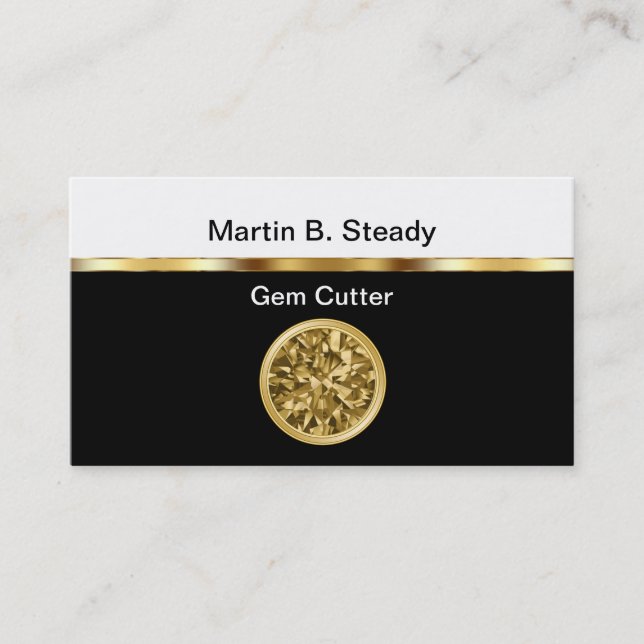 Gem Cutter Business Cards (Front)