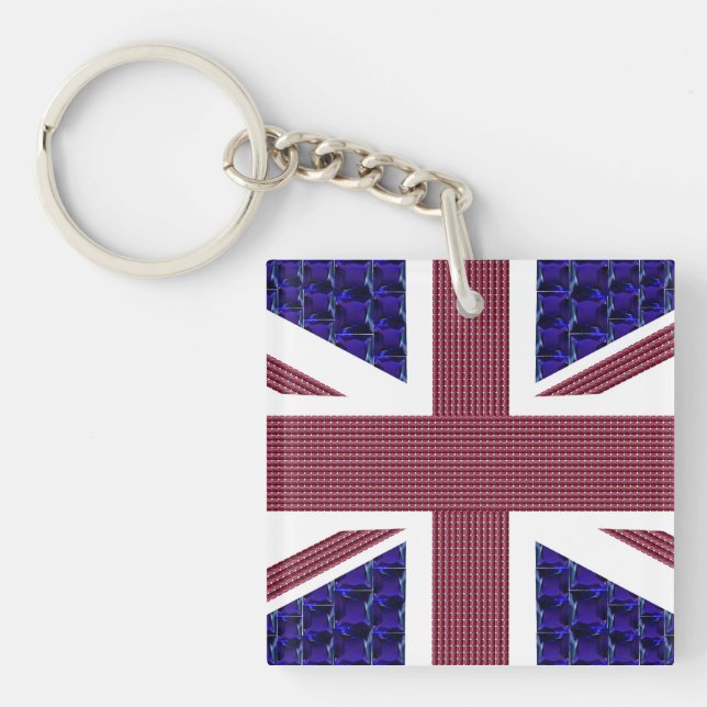 Gem Design Key Ring (Front)
