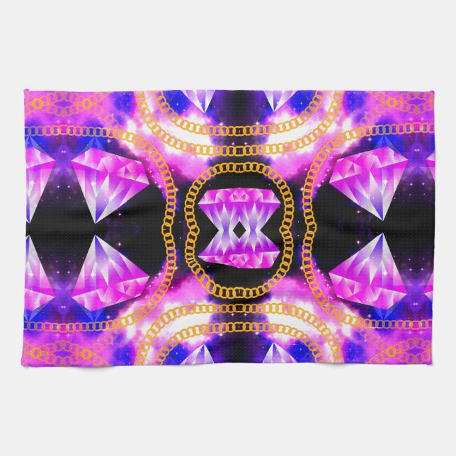 gem galaxy tea towel (Horizontal)