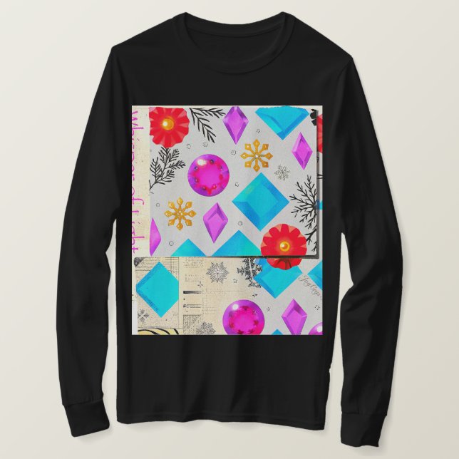 Gem Glow | Light Series Long Sleeve by JoyCrys  T-Shirt (Design Front)