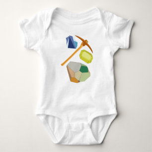 Gem Mining Baby Bodysuit