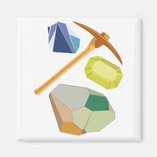 Gem Mining Magnet