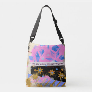 Gem of Light – Pink Gold Shine Bag