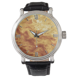 Gem Stone Pattern, Golden Tiger Eye  Watch