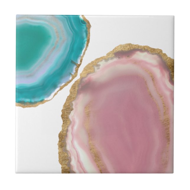 Gem Stones I Ceramic Tile (Front)