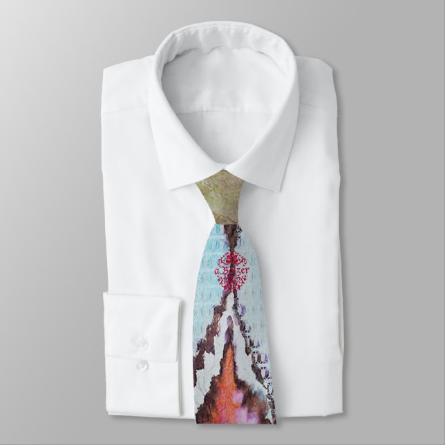 gemaltes Hippie Batik design   Tie (Tied)