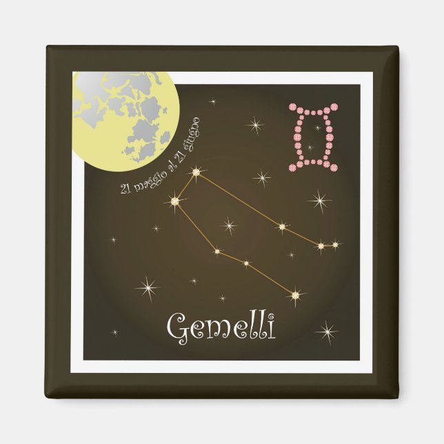 Gemelli 21 maggio al 21 giugno Magnet (Front)