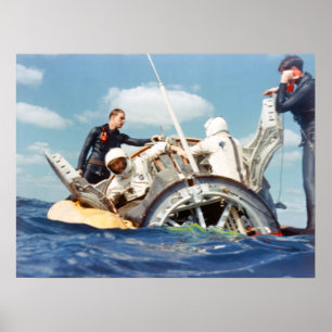 Gemini 6A Splashdown & Recovery Poster