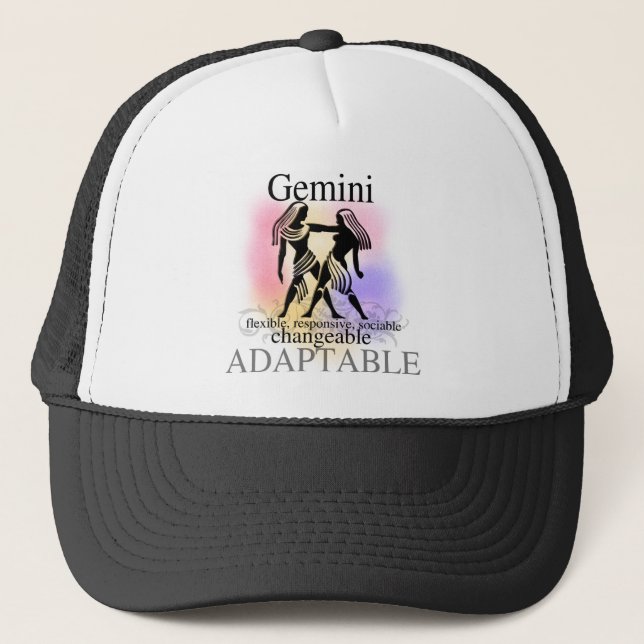 Gemini About You Trucker Hat (Front)