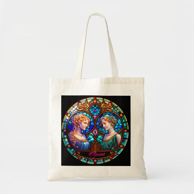 Gemini and Pearl Harmony Tote Bag (Front)