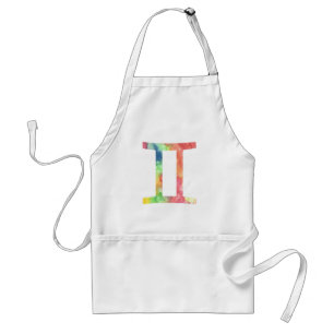 Gemini Apron, Watercolor Standard Apron