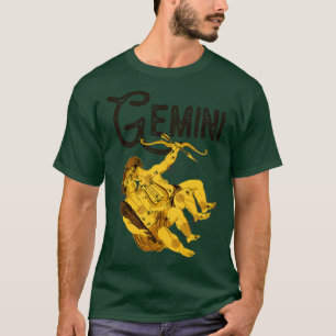 Gemini Astrological Sign Zodiac Constellation Desi T-Shirt