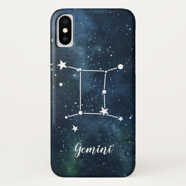 Gemini | Astrological Zodiac Sign Constellation Case-Mate iPhone Case (Back)