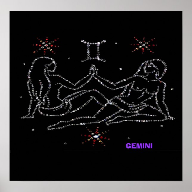 Gemini Astrology Poster (Front)