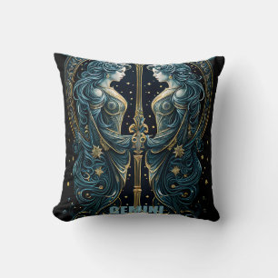 Gemini astrology sign cushion