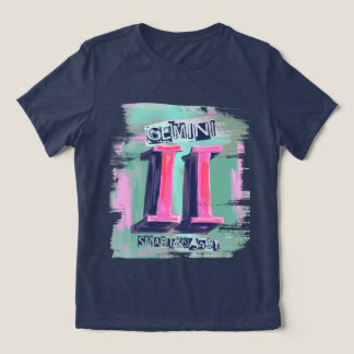 Gemini astrology twins birth sign zodiac sassy Tri-Blend shirt