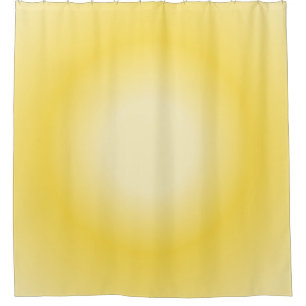 Gemini Aura Gradient, Gemini Zodiac, Yellow Aura Shower Curtain
