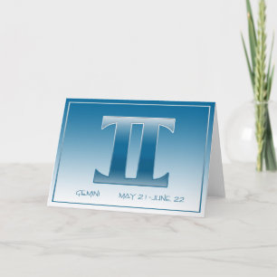 Gemini Birthday Card II