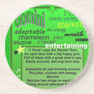 GEMINI BIRTHDAY COASTER