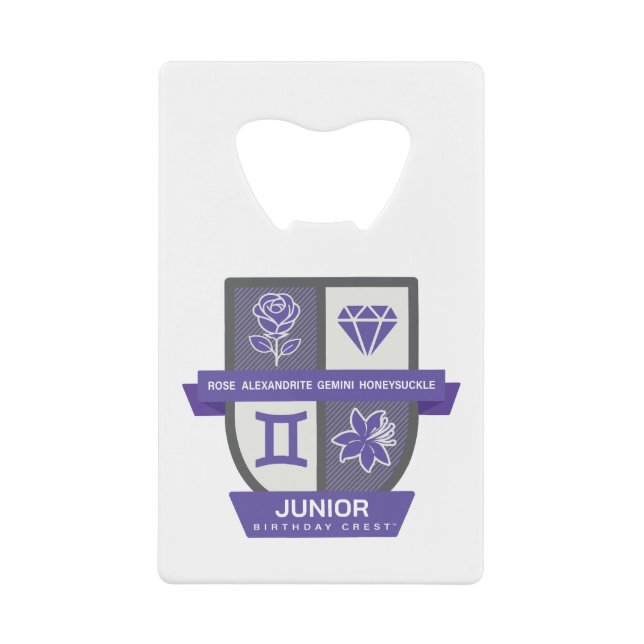 Gemini Birthday Crest™ for June 1-21 (Front)