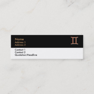 Gemini Business Card