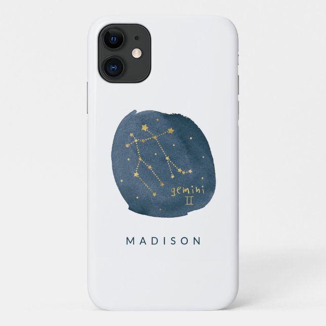 Gemini Case-Mate iPhone Case (Back)