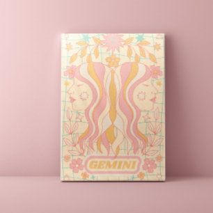 Gemini Celestial Zodiac Pastel Dreams Wall Arts Canvas Print