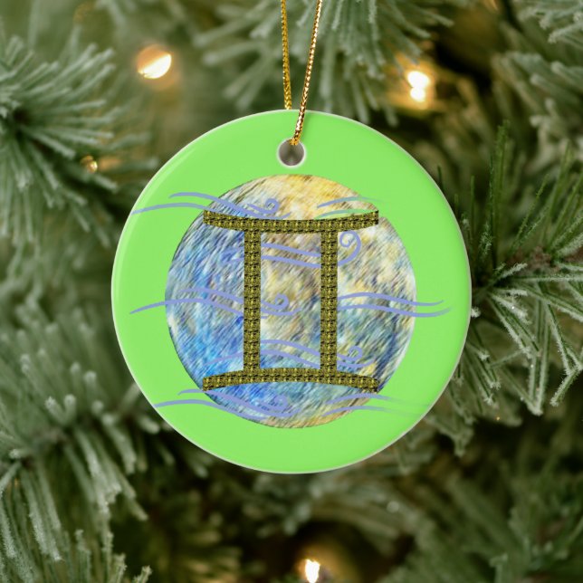 Gemini Ceramic Ornament (Tree)