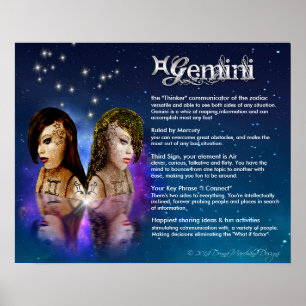 Gemini Characteristics Poster