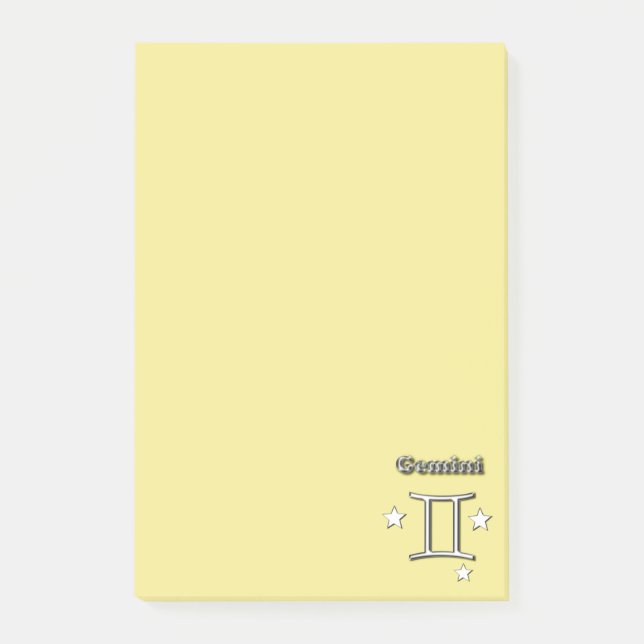 Gemini chrome symbol post-it notes (Front)