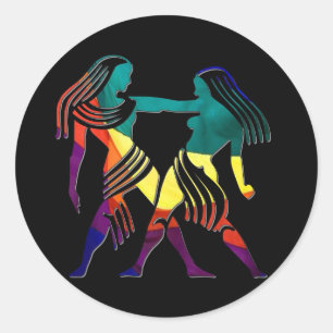 Gemini Classic Round Sticker