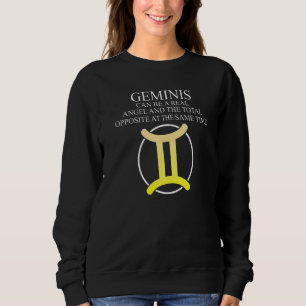 Gemini Clothing Birthday Apparel June Girl Astrol Sweatshirt