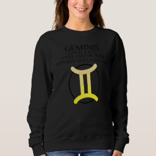 Gemini Clothing Birthday Apparel June Girl Astrol Sweatshirt