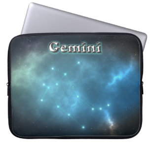 Gemini constellation laptop sleeve