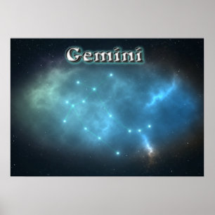 Gemini constellation poster