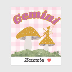 Gemini Cottagecore Aesthetic Fairy Mushroom Art